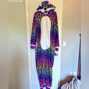 Rainbow Leopard Onesie